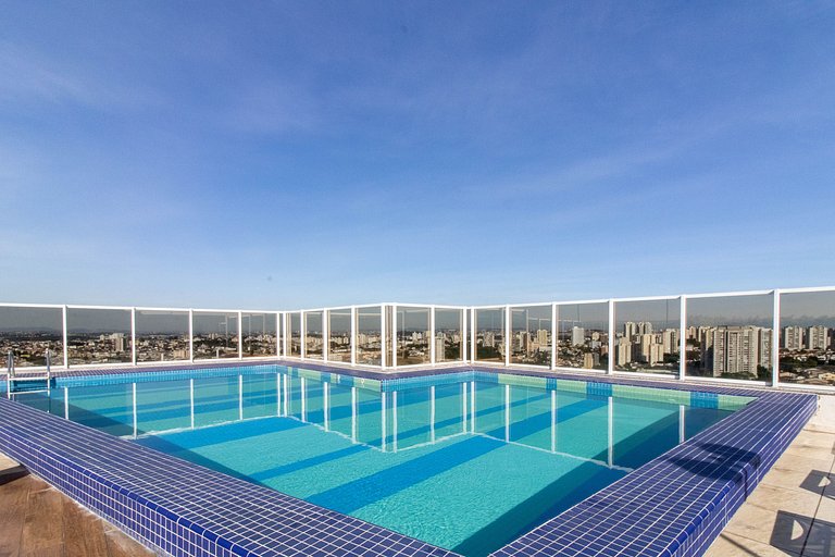 Apartamento completo com vaga, a 9 km do Aeroporto, próximo