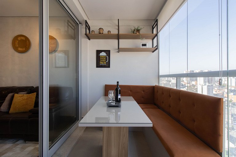 Apartamento super completo no Helbor Patteo Bosque Maia, com