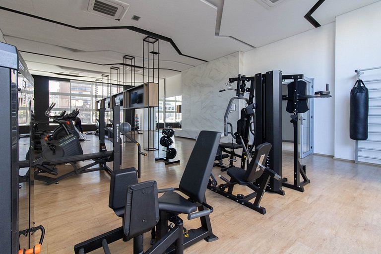 Apartamento super completo no Helbor Patteo Bosque Maia, com