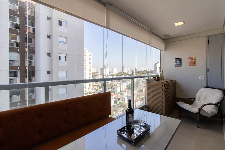 Apartamento super completo no Helbor Patteo Bosque Maia, com