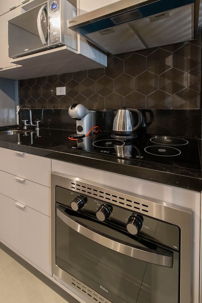 Apartamento super completo no Helbor Patteo Bosque Maia, com