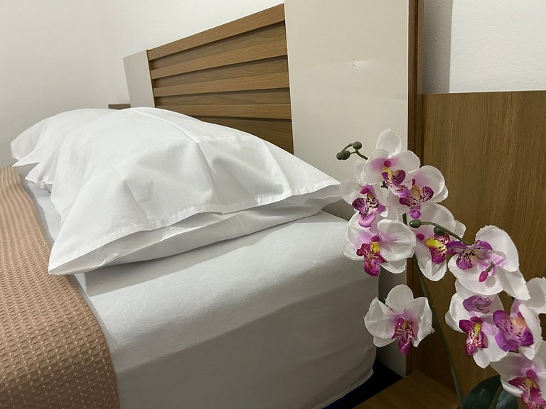 0822- apto 2 quartos 6 pessoas