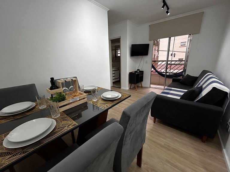 0822- apto 2 quartos 6 pessoas