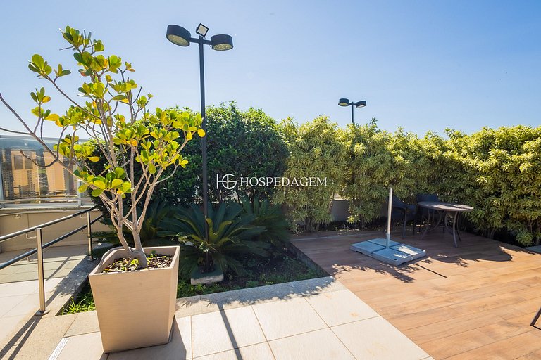 1106 - Estúdio novíssimo com estrutura e conforto