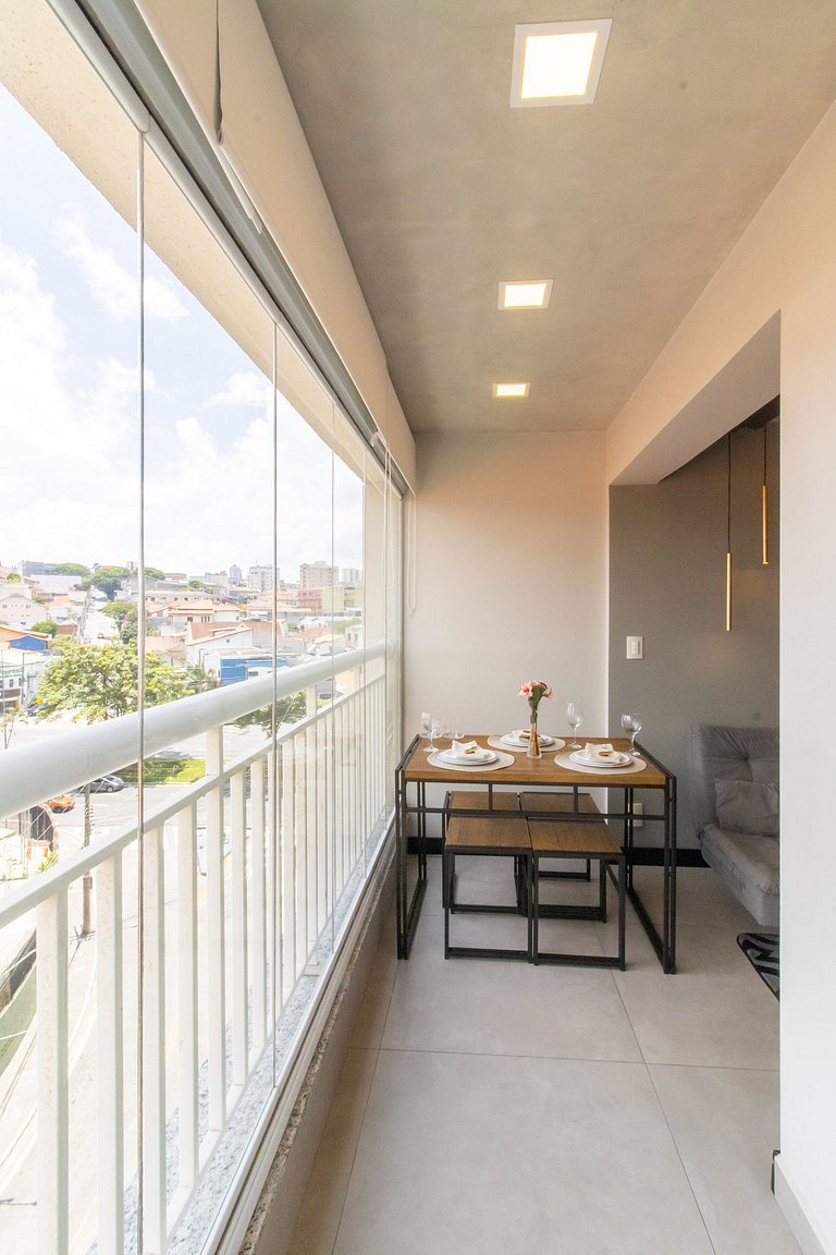 0405 - Studio incrível, charmoso e completo