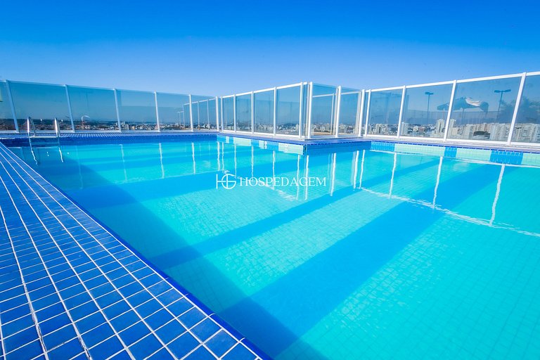 Apartamento completo com vaga, a 9 km do Aeroporto, próximo