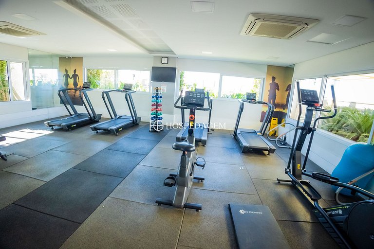 Apartamento completo com vaga, a 9 km do Aeroporto, próximo