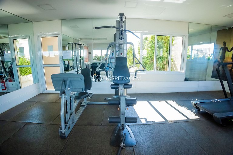 Apartamento completo com vaga, a 9 km do Aeroporto, próximo