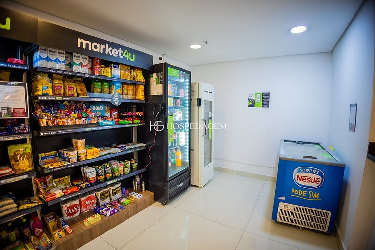 Apartamento completo com vaga, a 9 km do Aeroporto, próximo