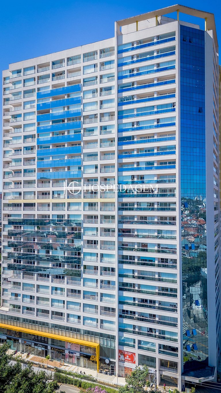 Apartamento completo com vaga, a 9 km do Aeroporto, próximo