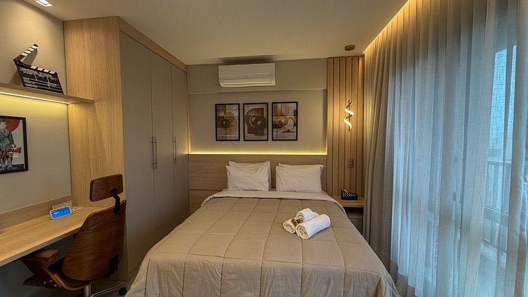 Studio Cinema Gru Residence cama Queen