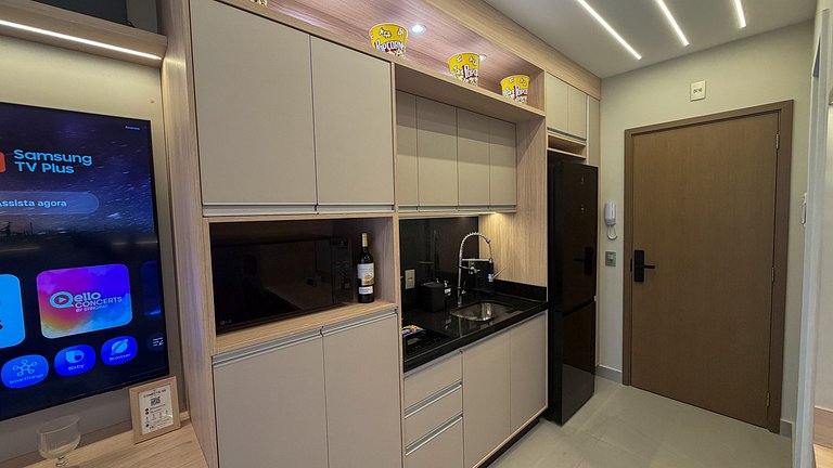 Studio Cinema Gru Residence cama Queen