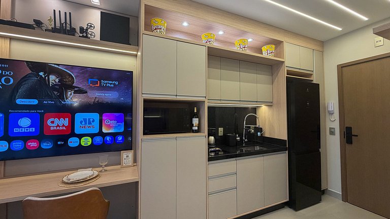 Studio Cinema Gru Residence cama Queen