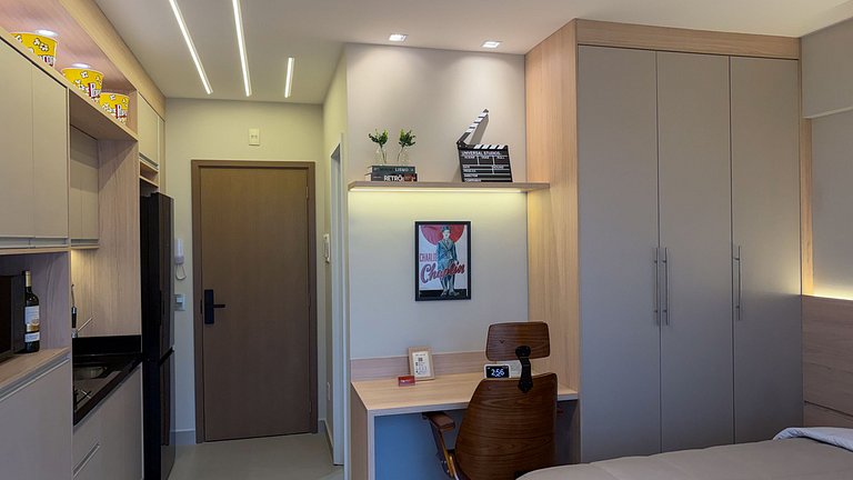 Studio Cinema Gru Residence cama Queen