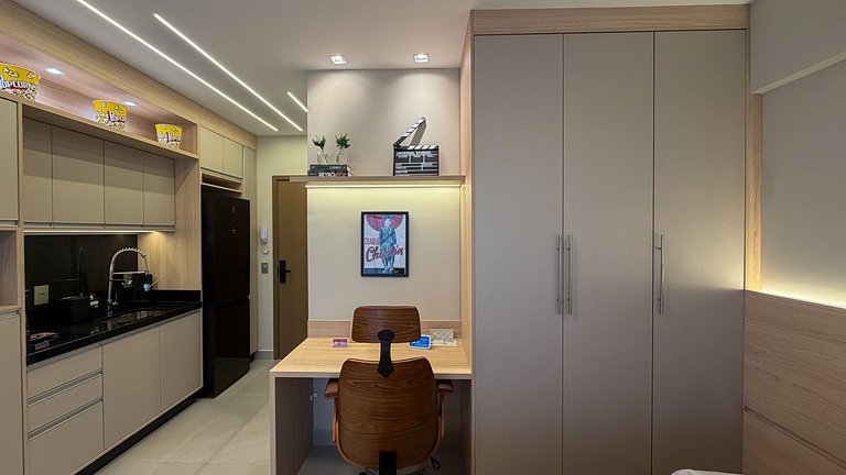 Studio Cinema Gru Residence cama Queen