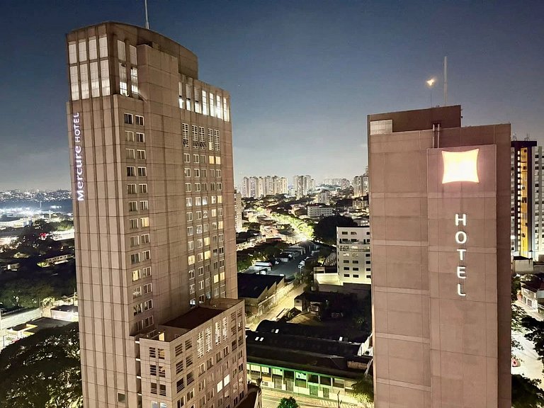 GRU_707 - Studio com varanda e vista para a cidade